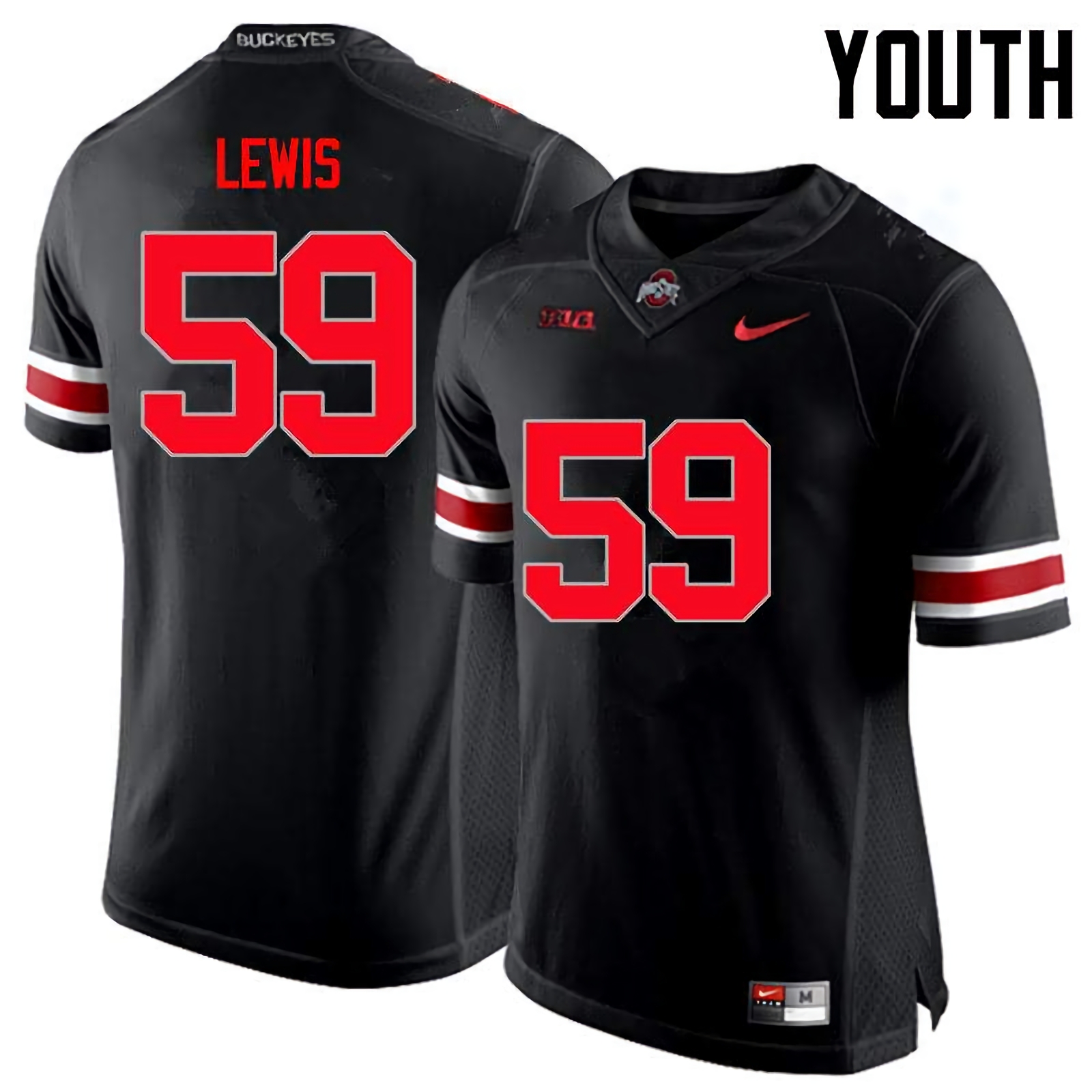 Tyquan Lewis Ohio State Buckeyes Youth NCAA #59 Nike Black Limited College Stitched Football Jersey NSJ1856FB